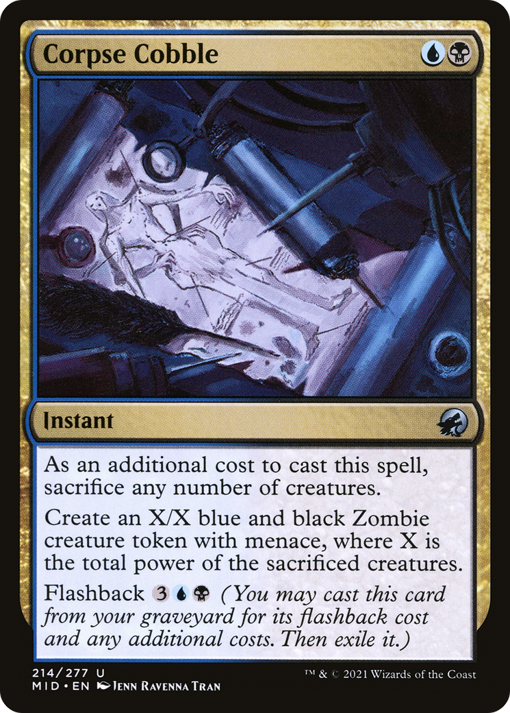 Corpse Cobble (MID-214)  Foil - Innistrad: Midnight Hunt