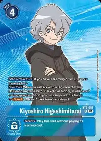 Kiyoshiro Higashimitarai (Double Pack Set 02) (BT9-086) - X Record Foil