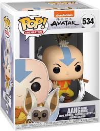 Funko Pop! Avatar Last Airbender Aang w/ Momo -