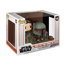 Funko Pop! Star Wars The Mandalorian: Boba Fett and Fennec on Throne #486
