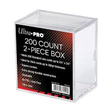 Ultra Pro 200 Count 2-Piece Storage Box