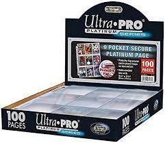 Ultra Pro Platinum Series Hologram 9 Pocket Secure Page Box (2½“ x 3½“)