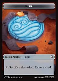 Ally (0007) // Clue (0018) Double-Sided Token (TLA-7 // 18) - Avatar: The Last Airbender Foil