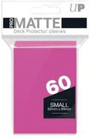 Ultra Pro Small Size Pro Matte Sleeves (Bright Pink)