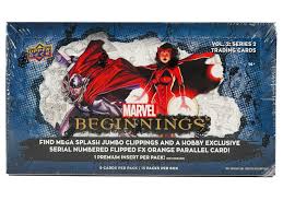 Marvel Beginnings Volume 2 Series 2 Trading Cards Hobby Box