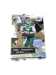 2021 Upper Deck SP Game Used CFL Hobby Box