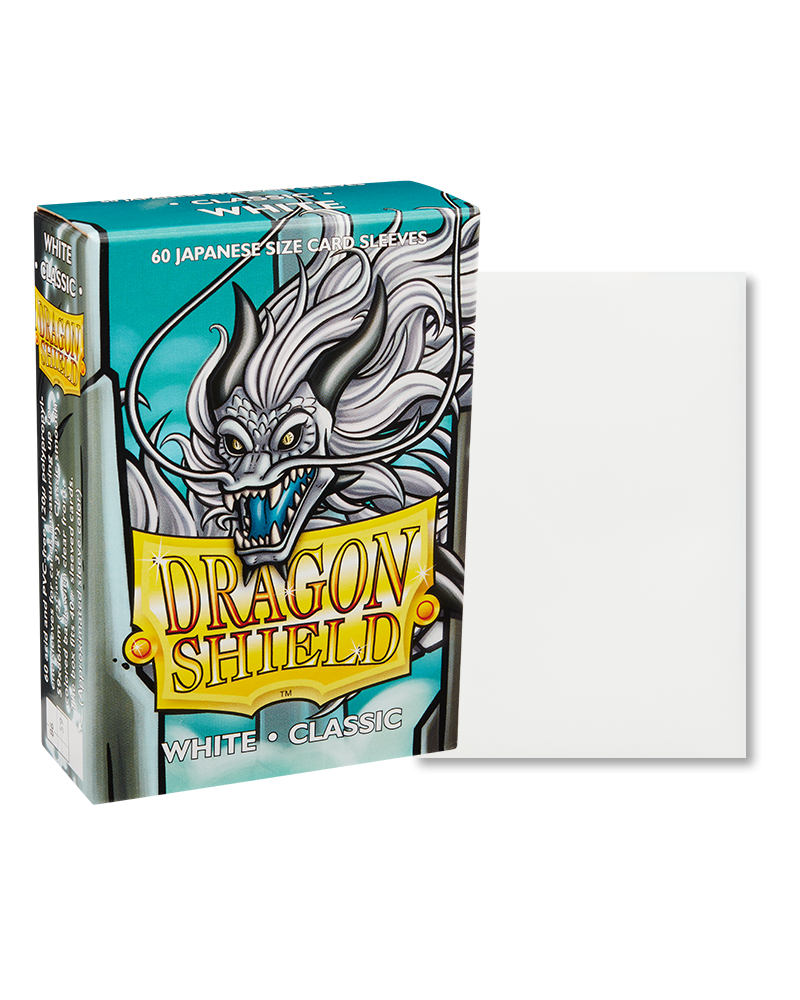 Dragon Shield Japanese Size Sleeves Classic White (60ct)