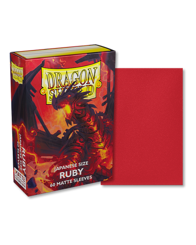 Dragon Shield Japanese Size Sleeves Matte Ruby (60ct)