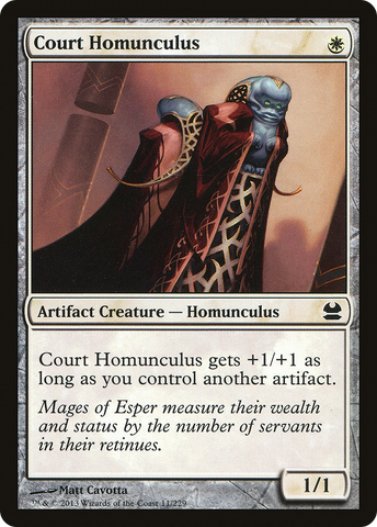 Court Homunculus (MMA-011)  Foil - Modern Masters