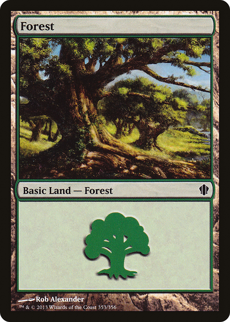 Forest (353) (C13-353)  - Commander 2013