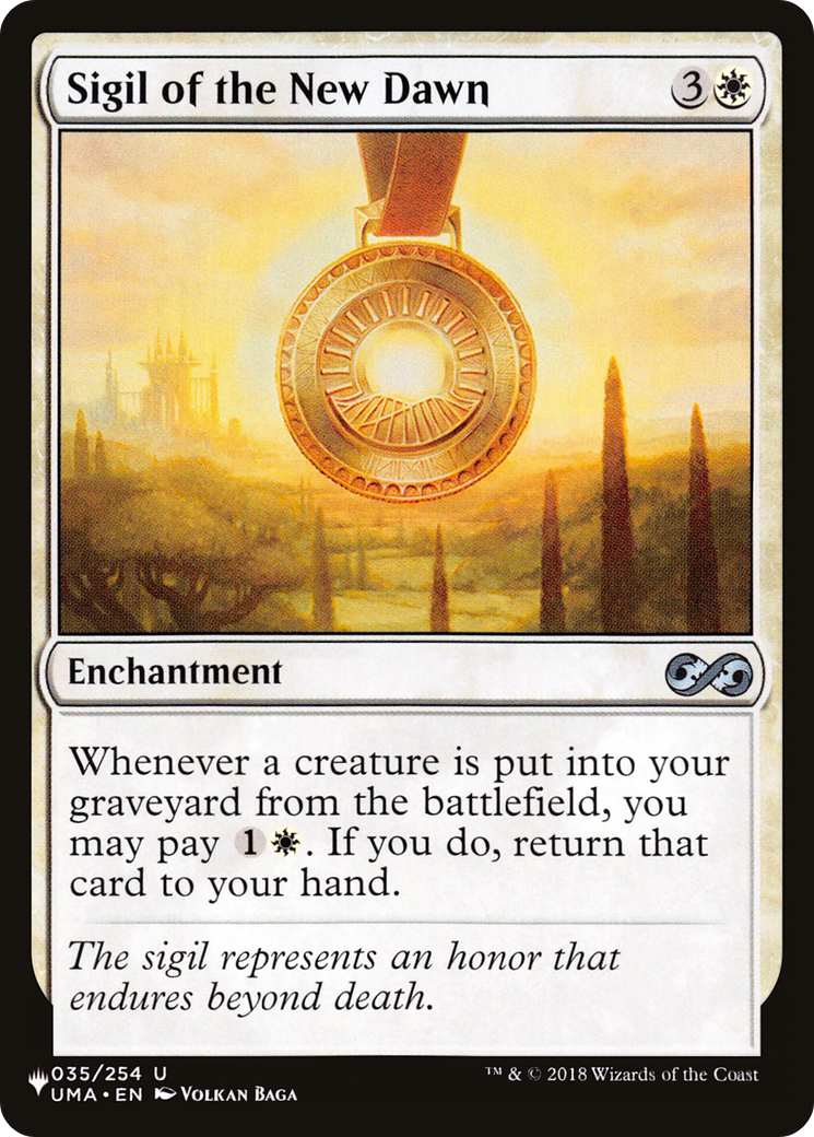Sigil of the New Dawn (LIST-UMA-35)  - The List