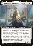 Light-Paws, Emperor's Voice (Extended Art) (NEO-439)  Foil - Kamigawa: Neon Dynasty: (Extended Art)
