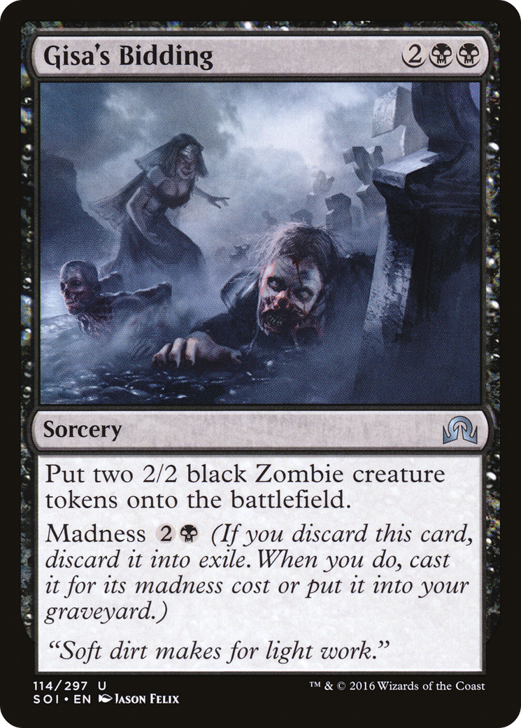 Gisa's Bidding (SOI-114)  Foil - Shadows over Innistrad