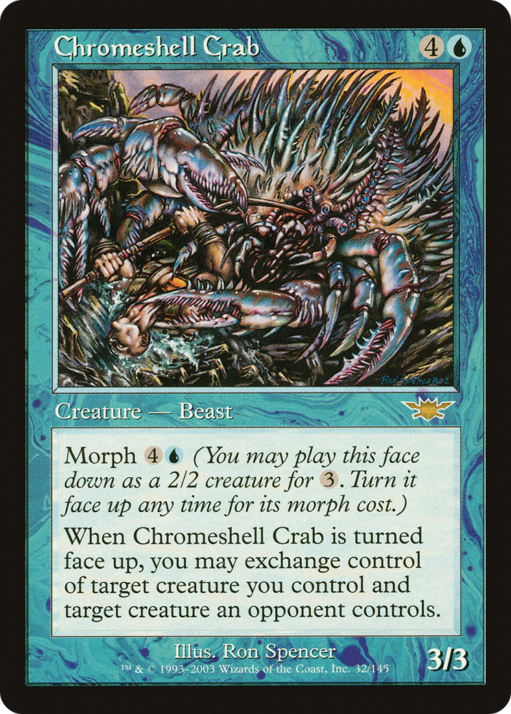 Chromeshell Crab (LGN-032)  - Legions