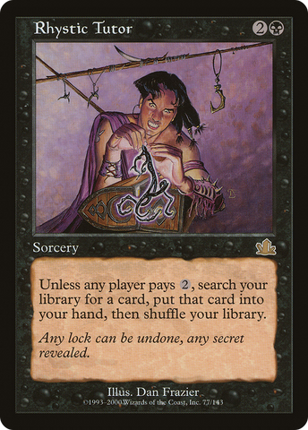 Rhystic Tutor (PCY-077)  - Prophecy