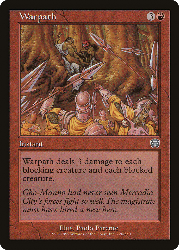 Warpath (MMQ-226)  - Mercadian Masques