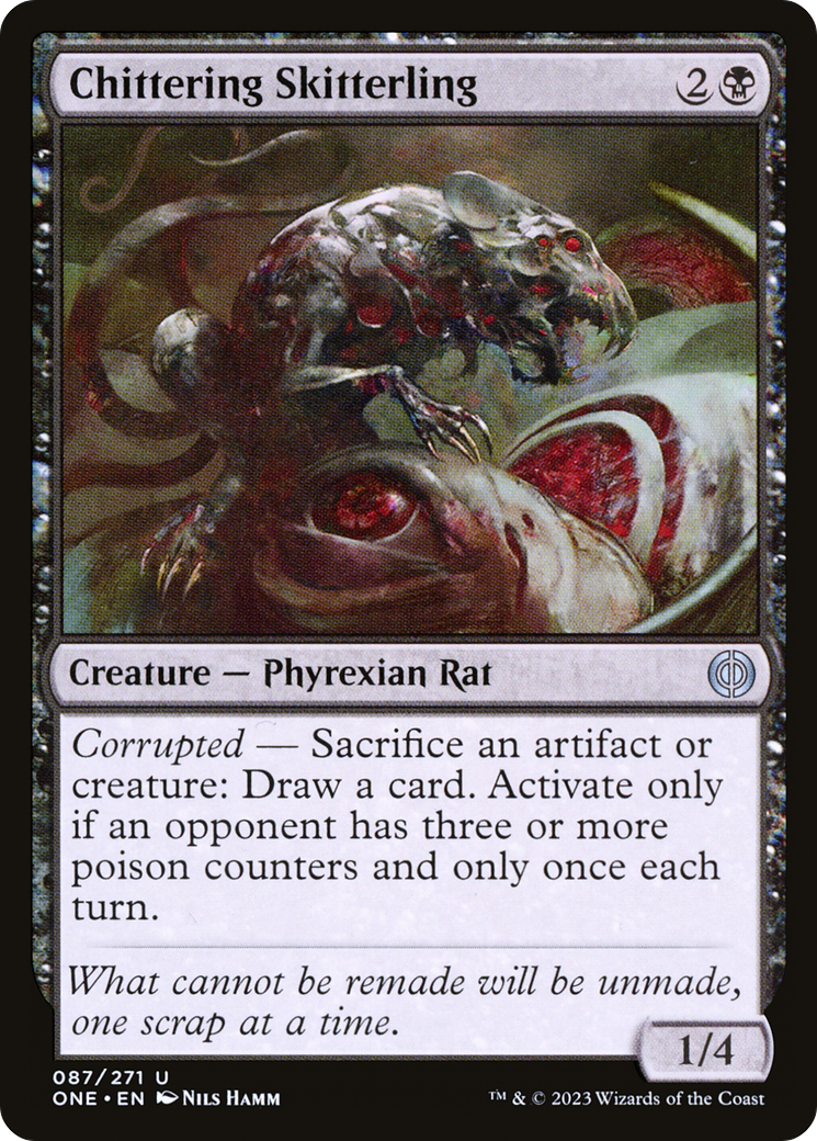 Chittering Skitterling (ONE-087)  - Phyrexia: All Will Be One