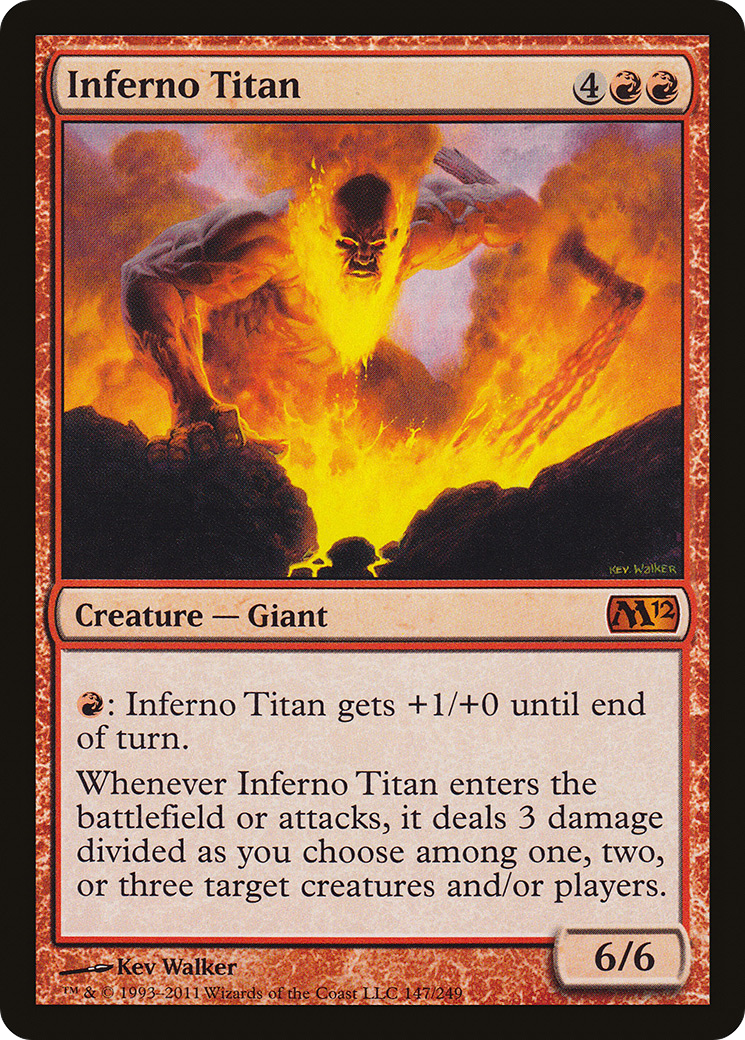 Inferno Titan (M12-147)  Foil - Magic 2012
