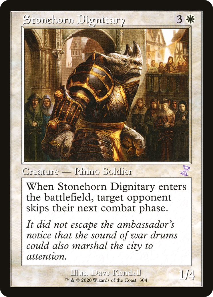 Stonehorn Dignitary (TSR-304)  - Time Spiral Remastered