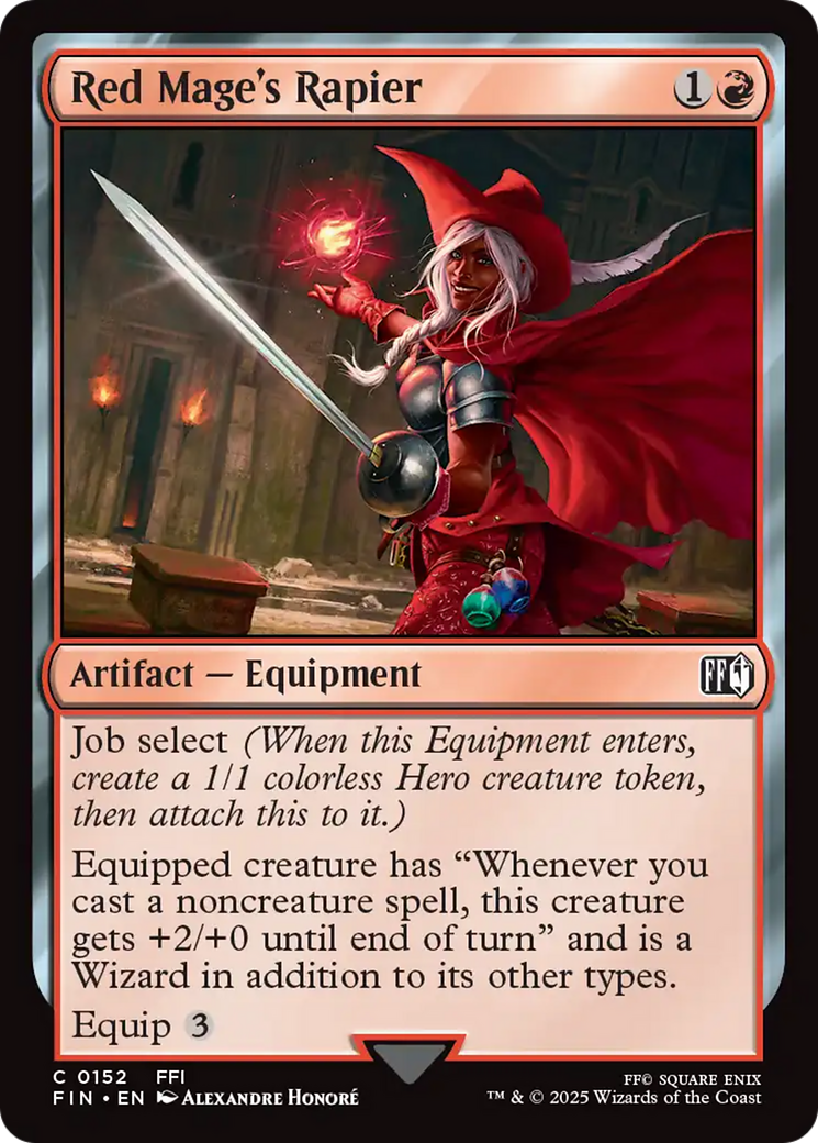 Red Mage's Rapier (FIN-152)  - FINAL FANTASY