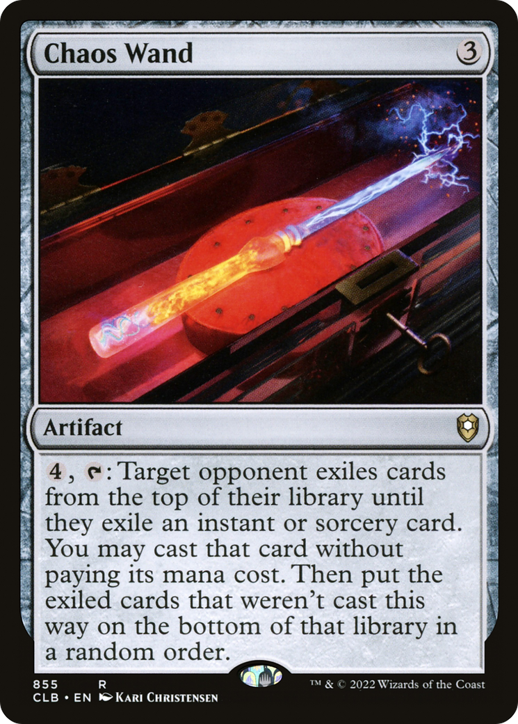 Chaos Wand (CLB-855)  - Commander Legends: Battle for Baldur's Gate