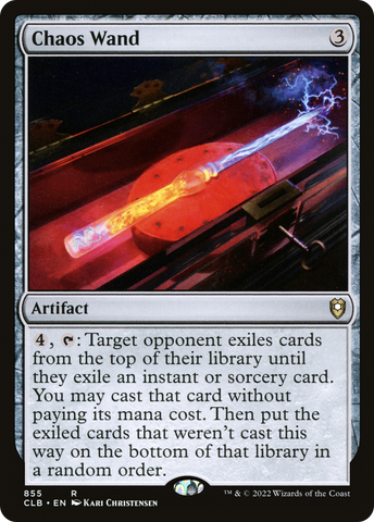 Chaos Wand (CLB-855)  - Commander Legends: Battle for Baldur's Gate