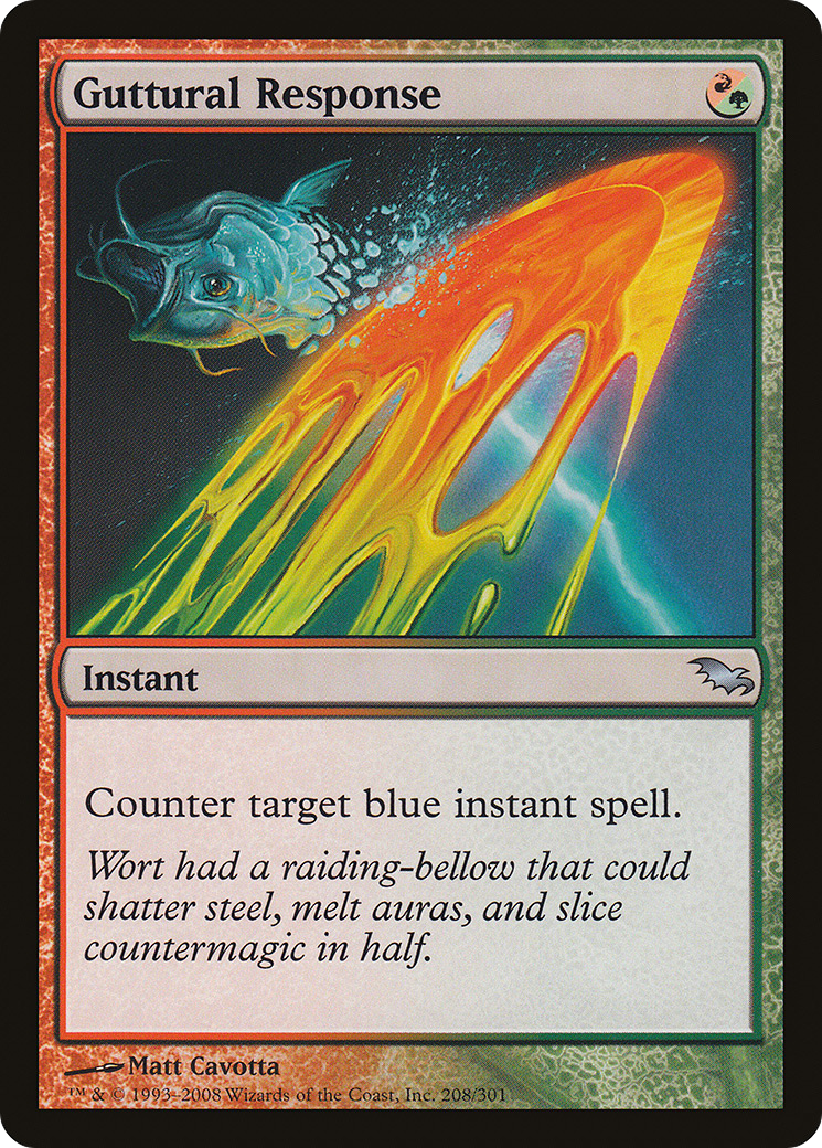 Guttural Response (SHM-208)  Foil - Shadowmoor