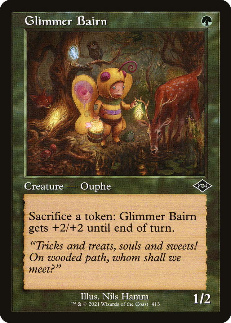 Glimmer Bairn (Retro Frame) (MH2-413)  Foil - Modern Horizons 2