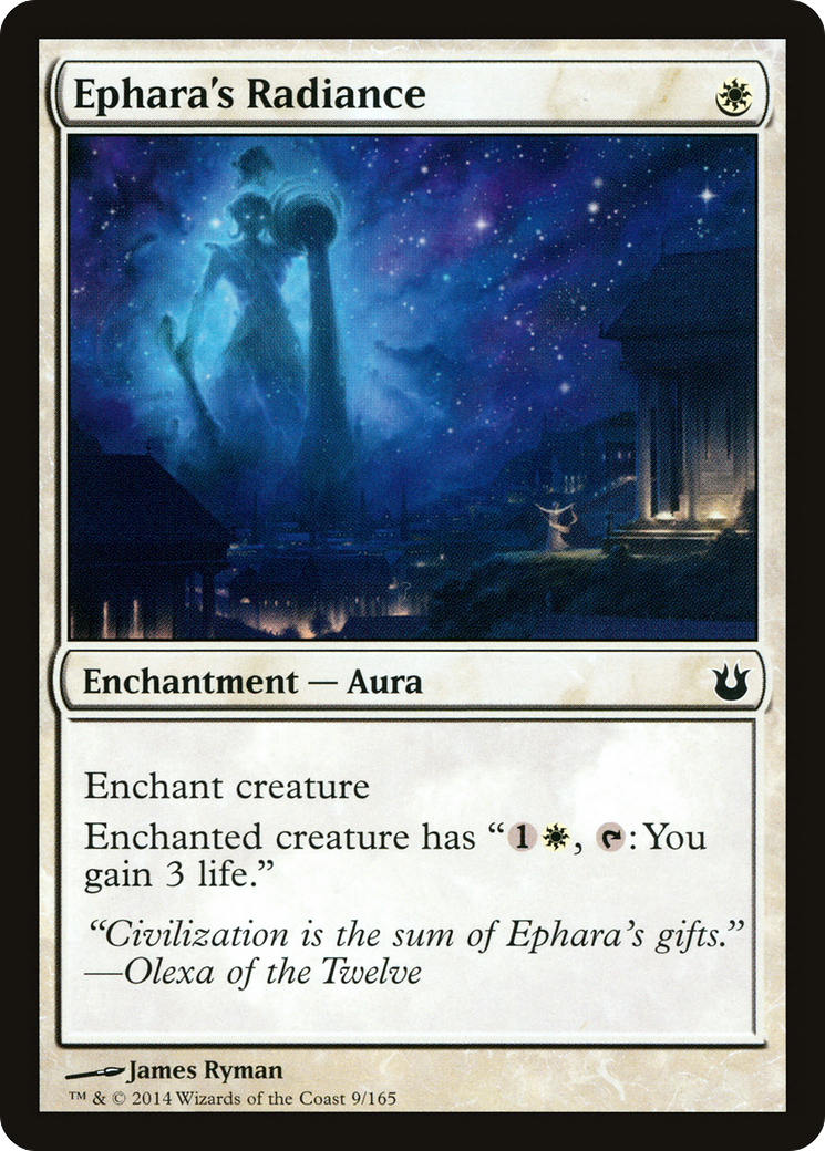 Ephara's Radiance (BNG-009)  Foil - Born of the Gods