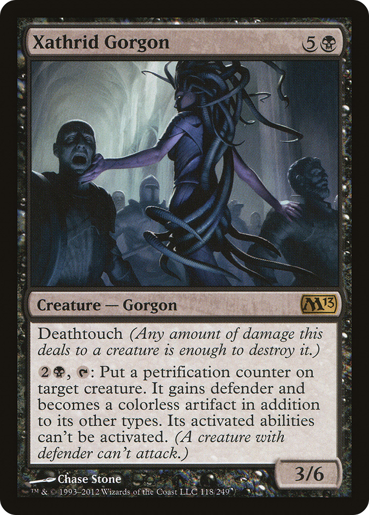 Xathrid Gorgon (M13-118)  Foil - Magic 2013
