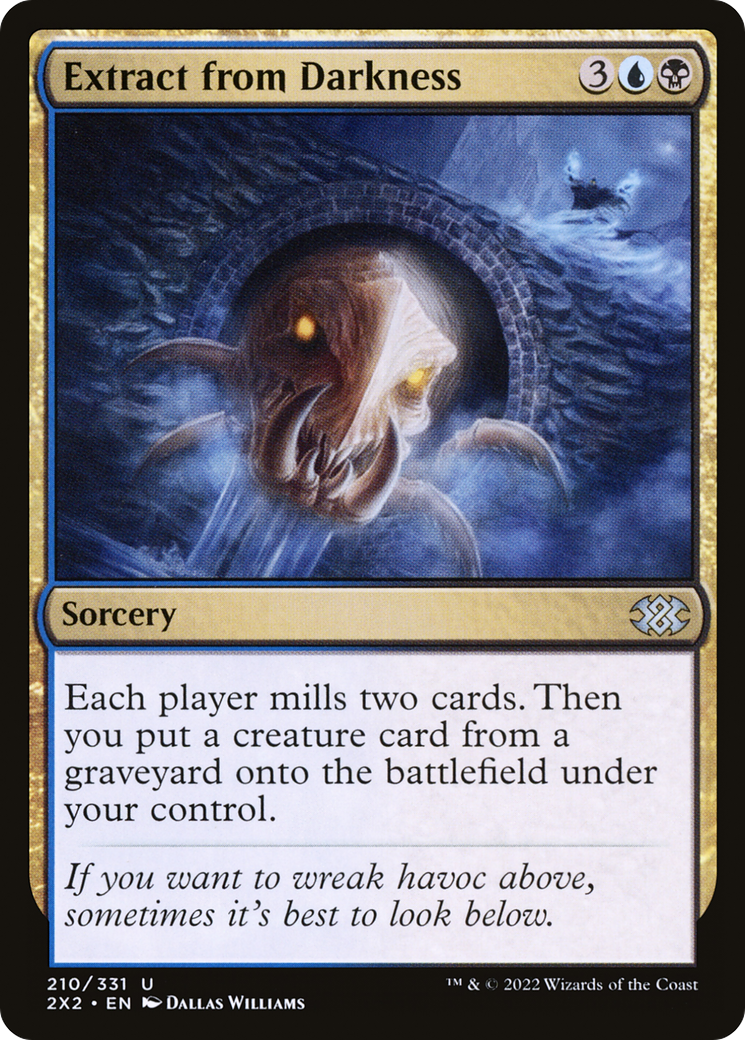 Extract from Darkness (2X2-210)  Foil - Double Masters 2022