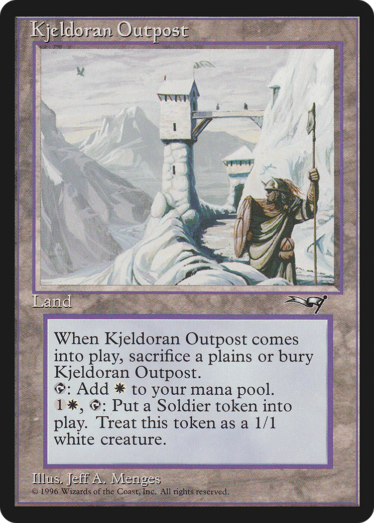 Kjeldoran Outpost (ALL-184)  - Alliances