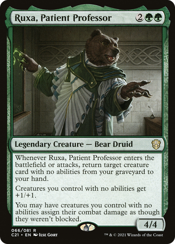 Ruxa, Patient Professor (C21-066)  - Commander 2021