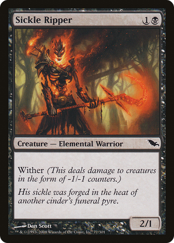 Sickle Ripper (SHM-077)  Foil - Shadowmoor
