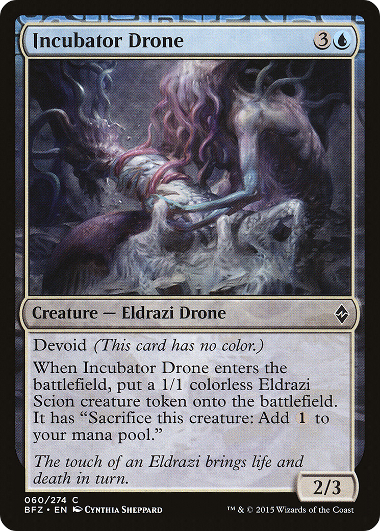 Incubator Drone (BFZ-060)  - Battle for Zendikar