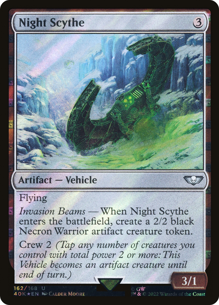 Night Scythe (Surge Foil) (40K-162) - Warhammer 40,000 Commander Foil