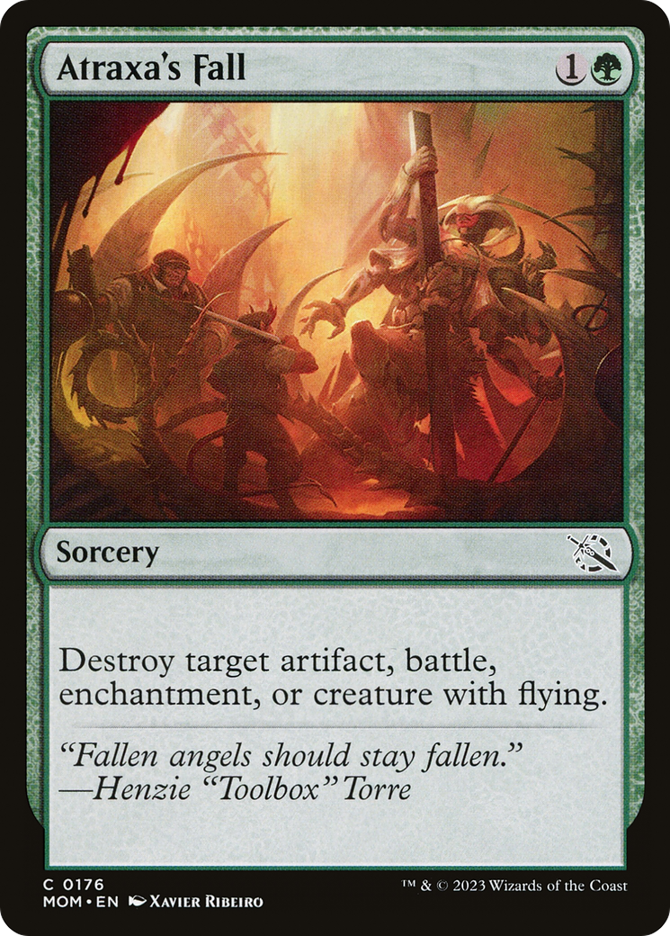 Atraxa's Fall (MOM-176)  Foil - March of the Machine