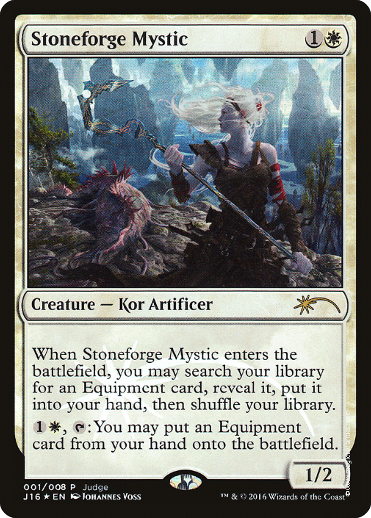 Stoneforge Mystic (JDG-001)  Foil - Judge Gift Cards 2016