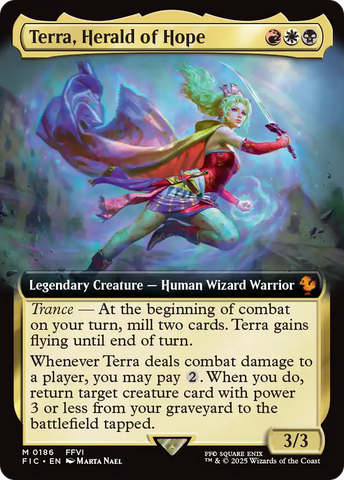 Terra, Herald of Hope (Extended Art) (FIC-186)  - Commander: FINAL FANTASY: (Extended Art)