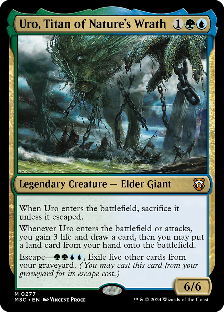 Uro, Titan of Nature's Wrath (M3C-277)  - Modern Horizons 3 Commander