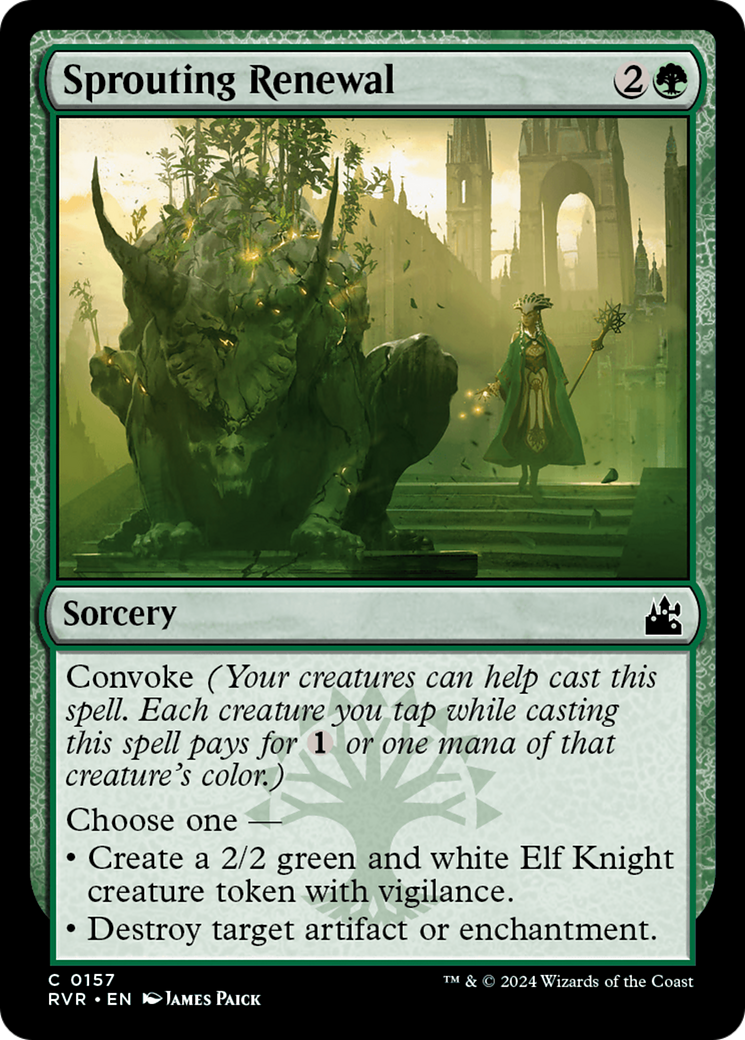 Sprouting Renewal (RVR-157)  Foil - Ravnica Remastered