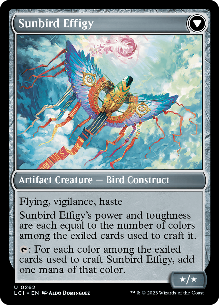 Sunbird Standard (LCI-262)  Foil - The Lost Caverns of Ixalan