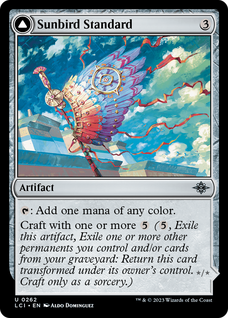 Sunbird Standard (LCI-262)  Foil - The Lost Caverns of Ixalan