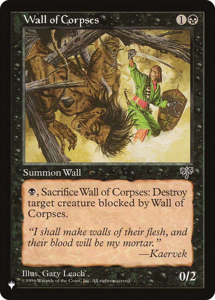 Wall of Corpses (LIST-MIR-151)  - The List