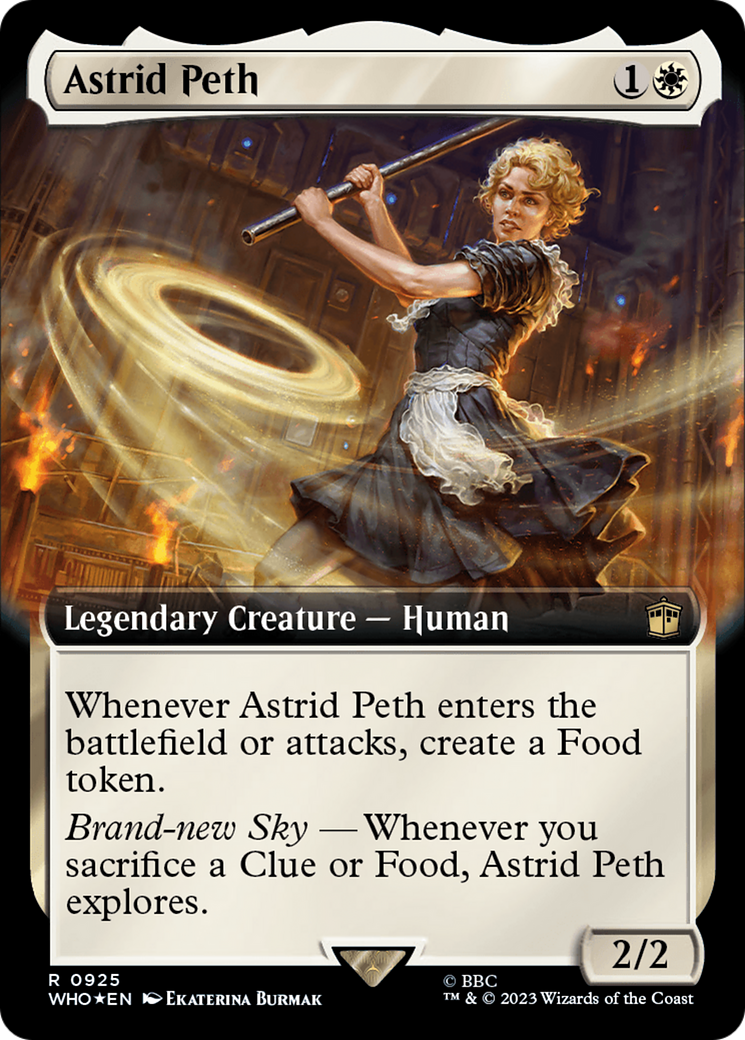 Astrid Peth (Extended Art) (Surge Foil) (WHO-925)  Foil - Doctor Who: (Extended Art)
