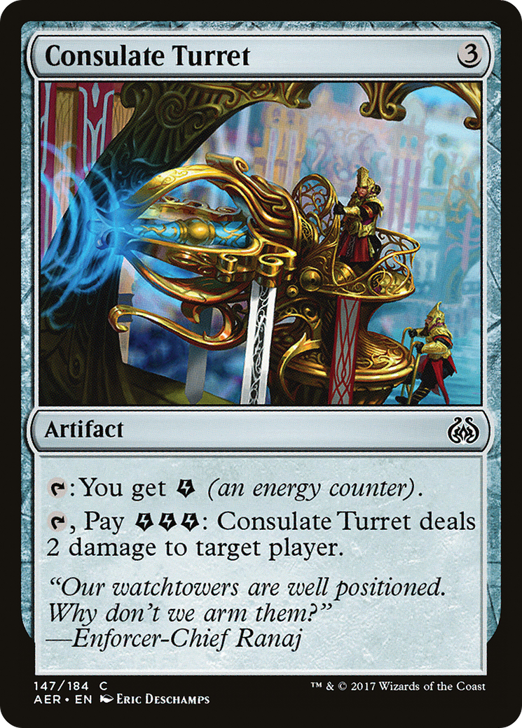 Consulate Turret (AER-147)  Foil - Aether Revolt