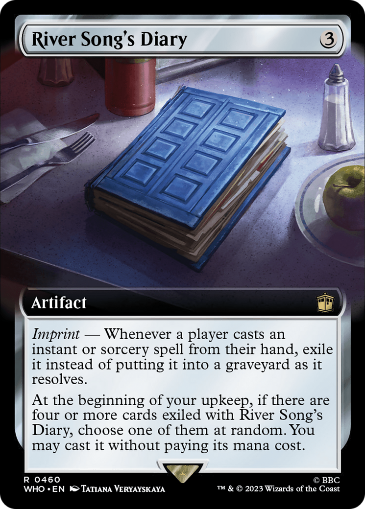 River Song's Diary (Extended Art) (WHO-460)  Foil - Doctor Who: (Extended Art)