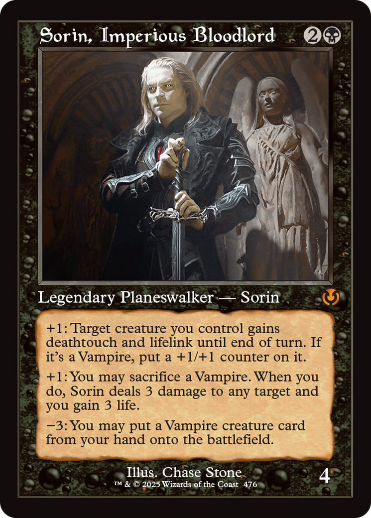 Sorin, Imperious Bloodlord (Retro Frame) (INR-476)  Foil - Innistrad Remastered