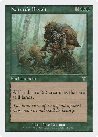 Nature's Revolt (7ED-260) - Seventh Edition
