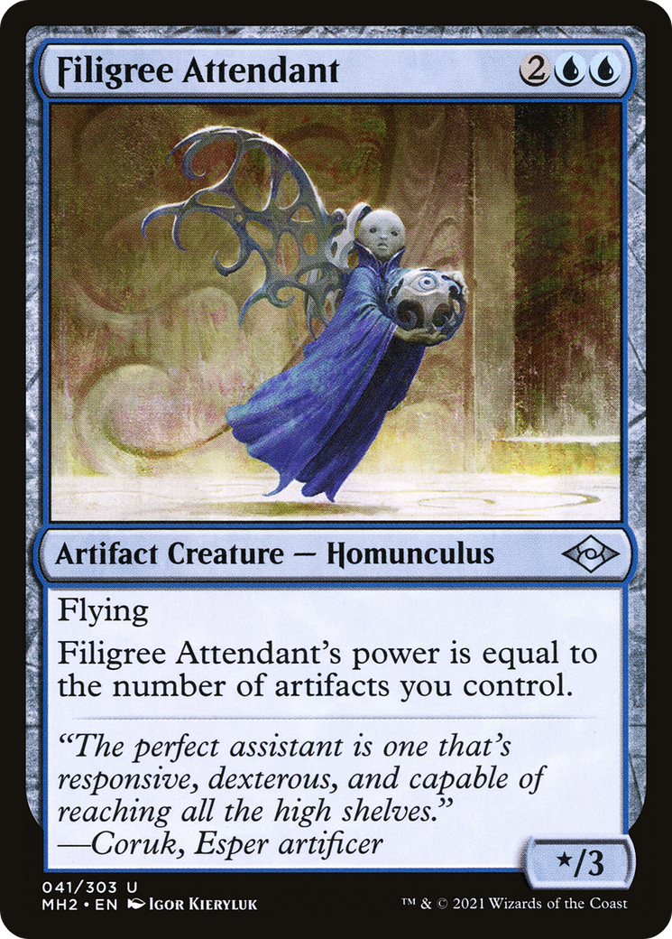 Filigree Attendant (MH2-041)  Foil - Modern Horizons 2